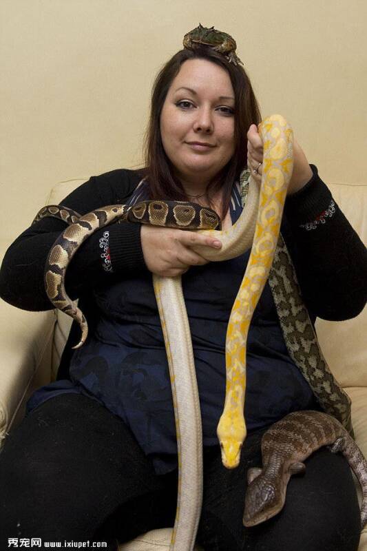 英国女子家中开动物园，每天与蛇和草泥马共居一室