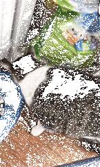 偷吃零食被抓现行，满屏都是尴尬……