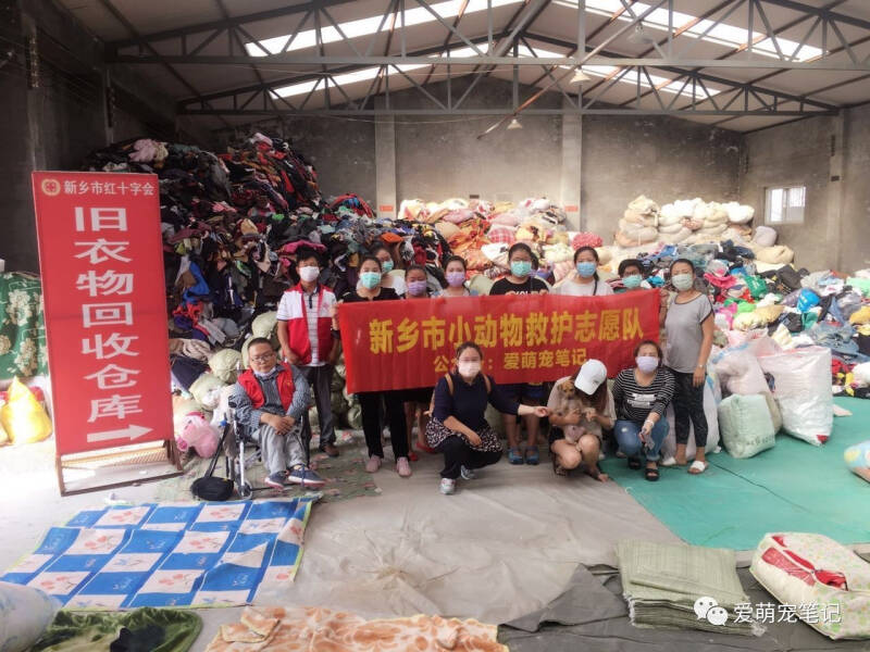 【新乡领养日】新乡红十字爱心衣物传递温暖——新乡志愿者给816毛孩子送温暖