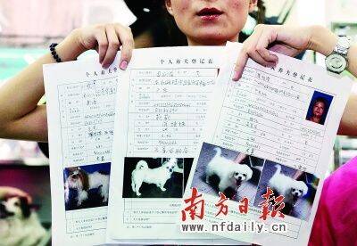 广州个人养犬需要提供哪些登记资料