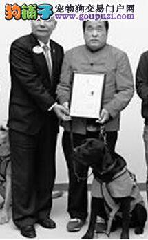 著名盲人音乐家刘红权有幸获赠第二只导盲犬